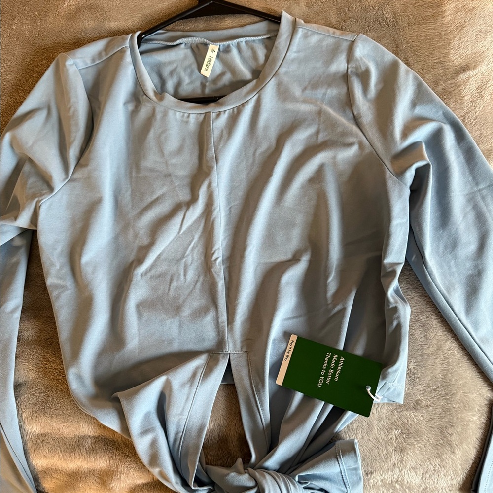Halara wrap shirt